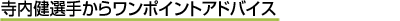 �������I�肩��̃����|�C���g�A�h�o�C�X